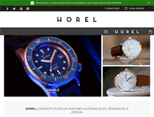 Tablet Screenshot of horel.com